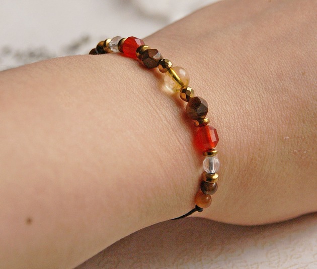 bransoletki z kamieni naturalnych BLIŹNIĘTA - zodiac collection - new
