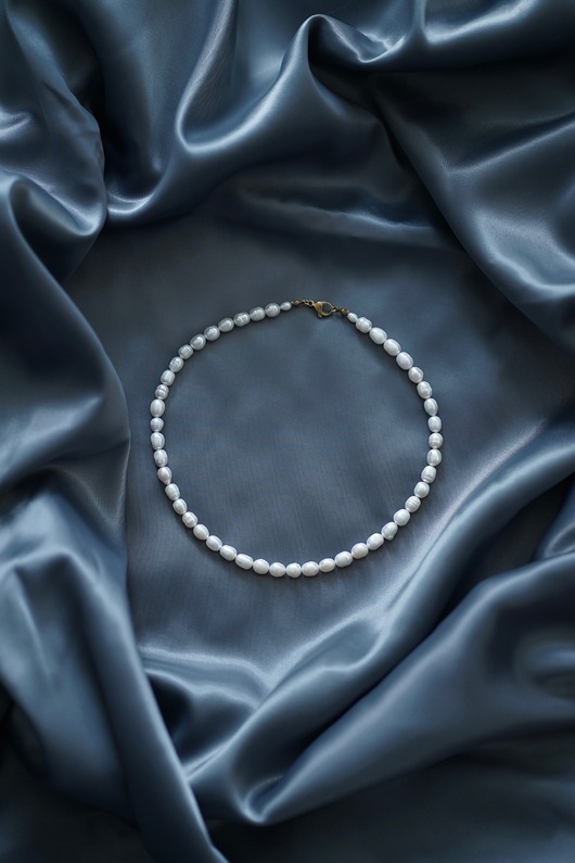 chokery Klasyczny choker  BRIDE z pereł naturalnych