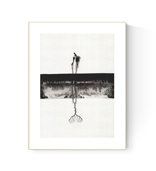 grafiki i ilustracje grafika 21X30 cm wykonana ręcznie