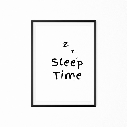 Plakat sleep time myscandi