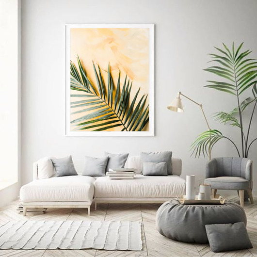 plakaty PLAKAT botaniczny Liść palmy Palma
