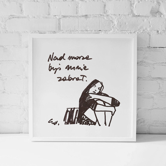 Plakat Nad morze byś mnie zabrał Edyta Draus