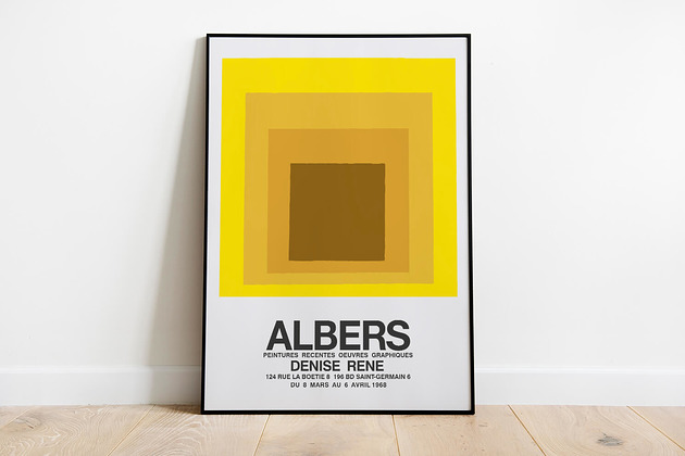 plakaty Josef Albers  - Exhibition Poster