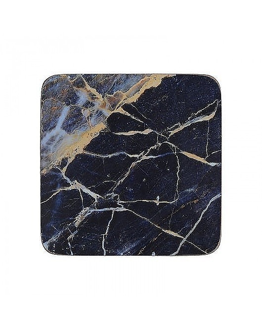 Podkładka Korkowa 6 szt. Marble Mała Granatowa MIA home