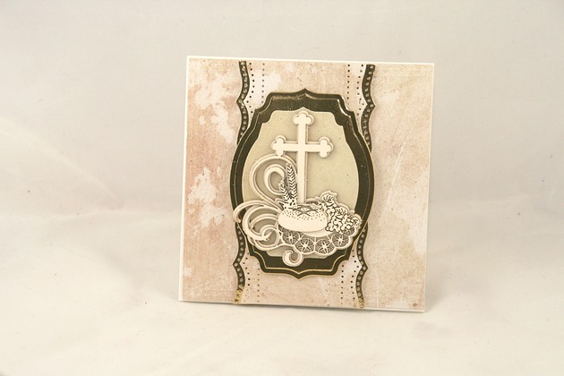 kartki scrapbooking Kartka na I Komunię Świętą 8