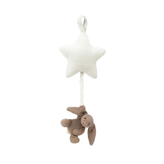 akcesoria do łóżeczek Królik z Gwiazdką-pozytywka 28 cm