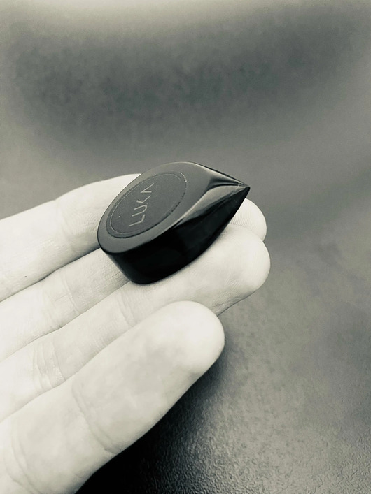 akcesoria różne Handcrafted guitar pick in shape of jazz made of peek material