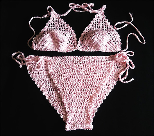 Bikini różowe eulalia