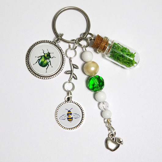 breloki Breloczek - Żuczek, pszczoła, mech