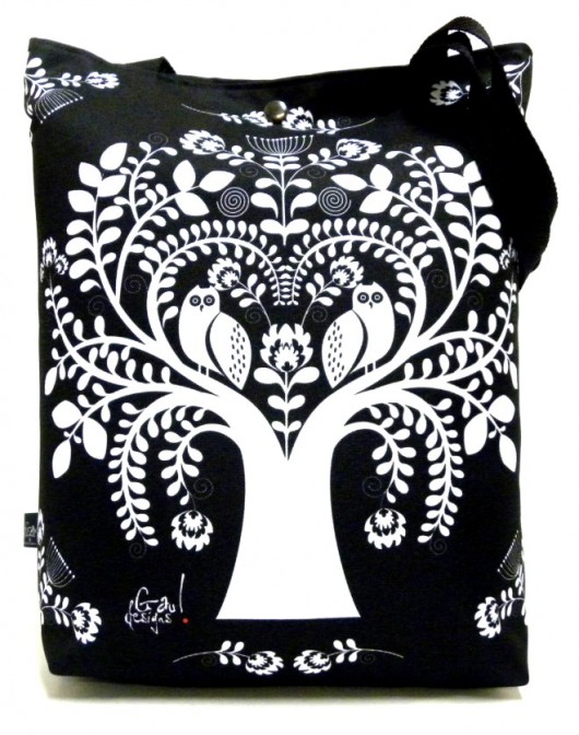 Duża torba z motywem autorskim Gaul Designs