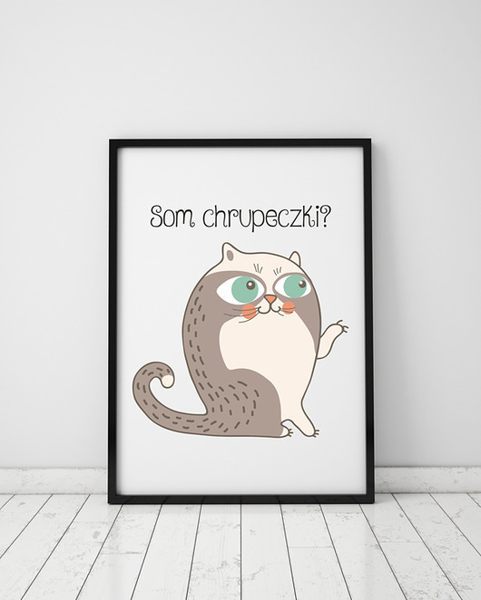 plakat. som chrupeczki? (format A3) Love Life and Forest