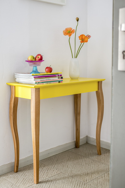 Konsola LILLO 85 cm żółta Ragaba
