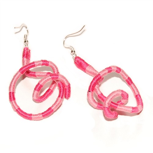 Kolczyki Flamingo Croco
