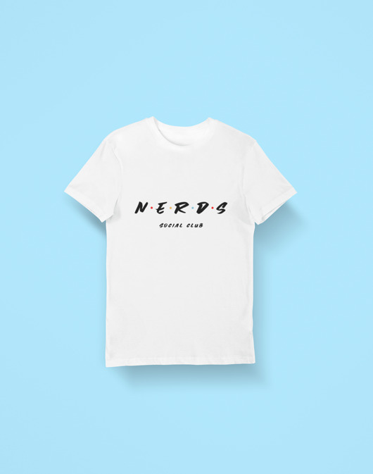 Koszulka z napisem nerds EvienArt