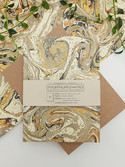 notatniki i albumy Notes w linię A5 Ręcznie wykonany, 160 stron