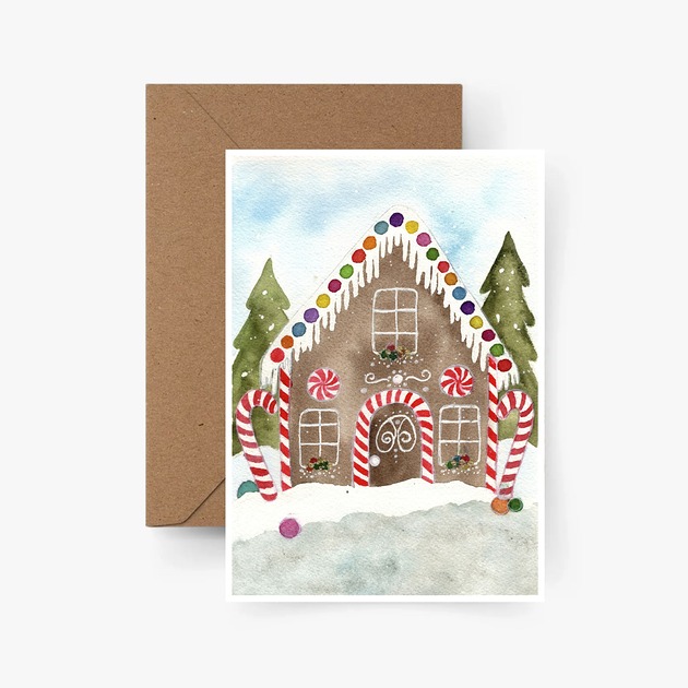 obrazy Zestaw 5 kartek świątecznych