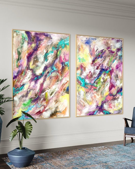 obrazy Zestaw obrazów 100x70 cm