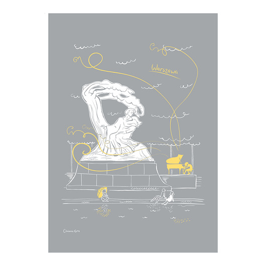 plakaty Plakat Warszawa Chopin
