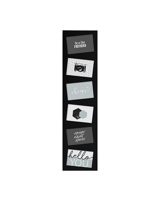 Ramka na Zdjęcia 6 szt. Vertic Black MIA home