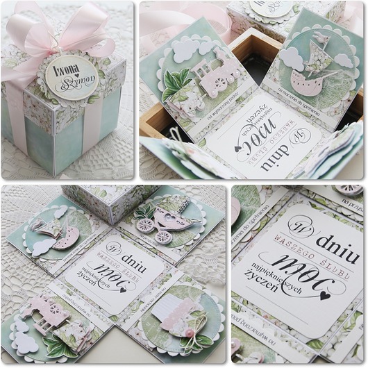 kartki scrapbooking Prezent z k(L)asą ;)