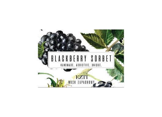 BLACKBERRY SORBET Wosk zapachowy do kominka EZTI