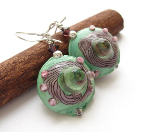 I SEE YOU - Oryginalne Lampworki Zieleń by Matusevic