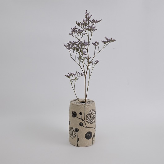 wazony Wazon ceramiczny z przykrywką w borówki 02