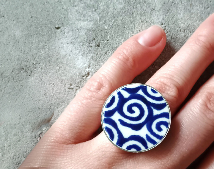 Biżuteria z talerzy Społem, Włocławek a może Rosenthal