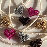 Walentynki serca z koralików