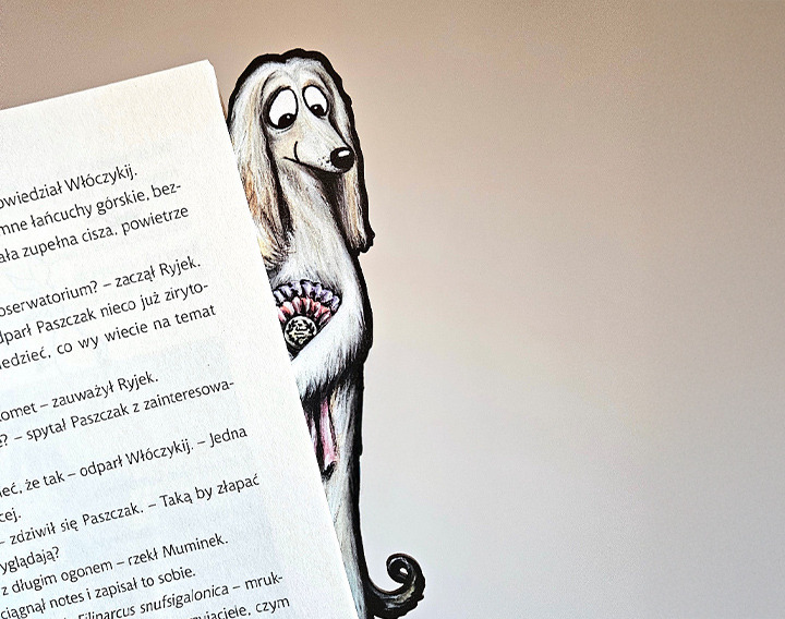 Lubimy czytać zakładki ręcznie rysowane