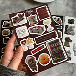 Nowa marka personalizuj naklejkami