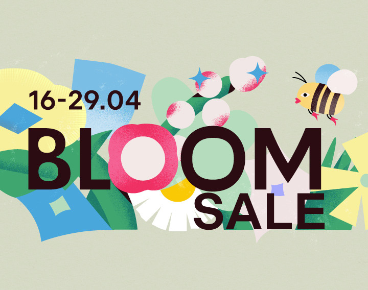 Bloom sale 16.04 - 29.04