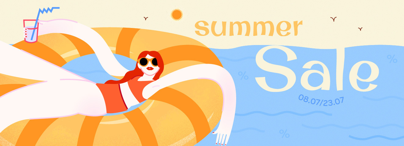 Summer sale 08-07 - 23.07